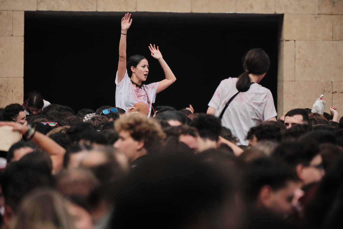 El ambientazo del cohete