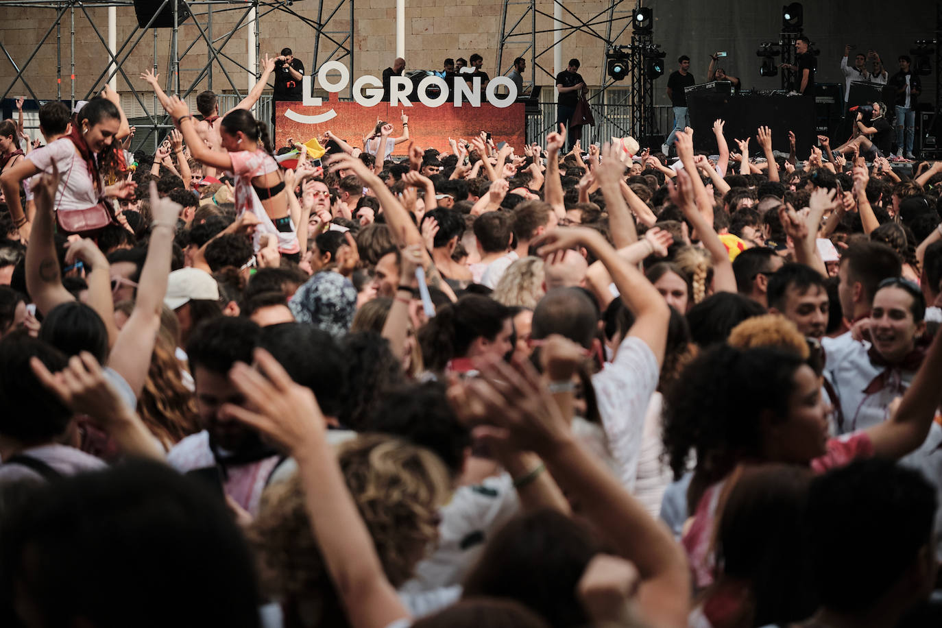 El ambientazo del cohete