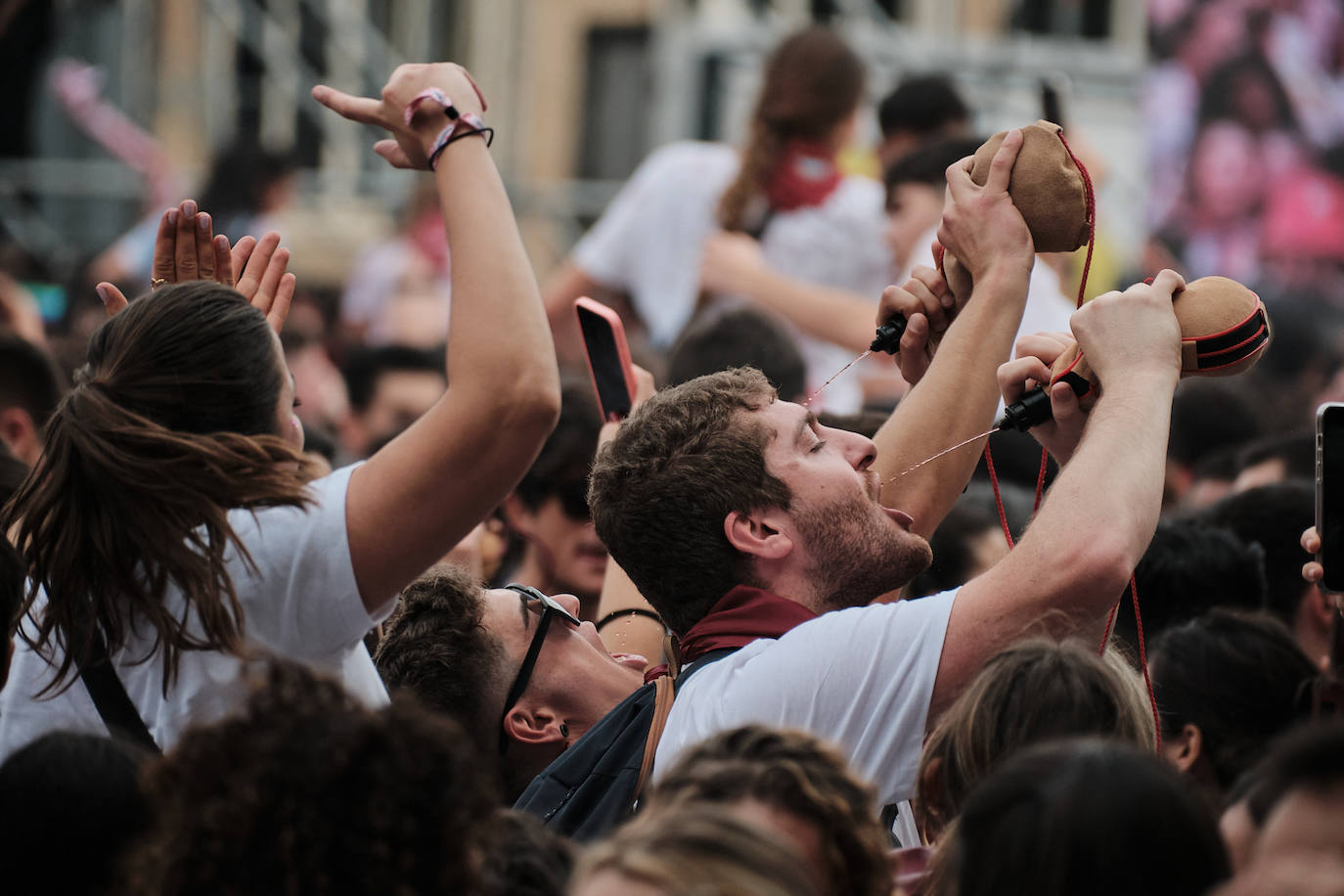 El ambientazo del cohete