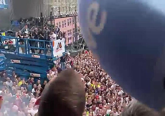 Vídeo | Escobar: «Logroñesas, logroñeses, viva la mejor ciudad del mundo»