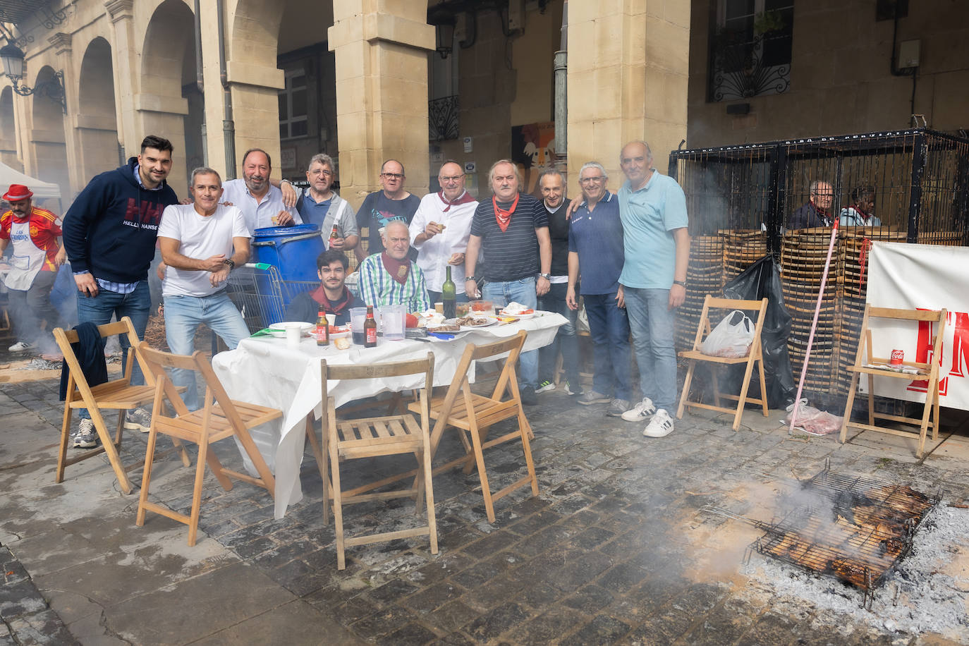 Salchichón, pimientos, huevos, chuletas... todas las degustaciones el día de San Mateo