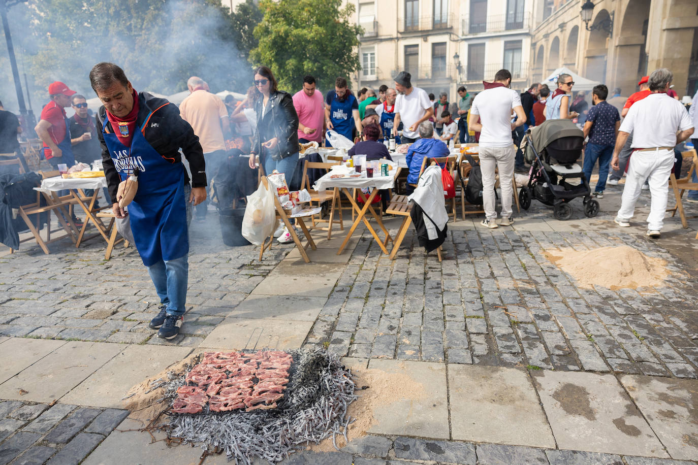 Salchichón, pimientos, huevos, chuletas... todas las degustaciones el día de San Mateo
