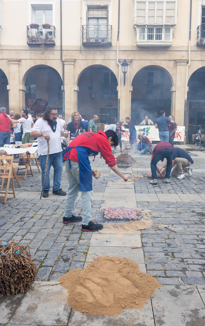 Salchichón, pimientos, huevos, chuletas... todas las degustaciones el día de San Mateo