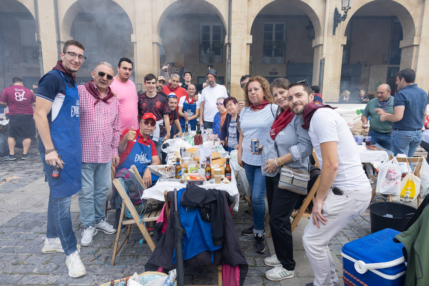 Salchichón, pimientos, huevos, chuletas... todas las degustaciones el día de San Mateo