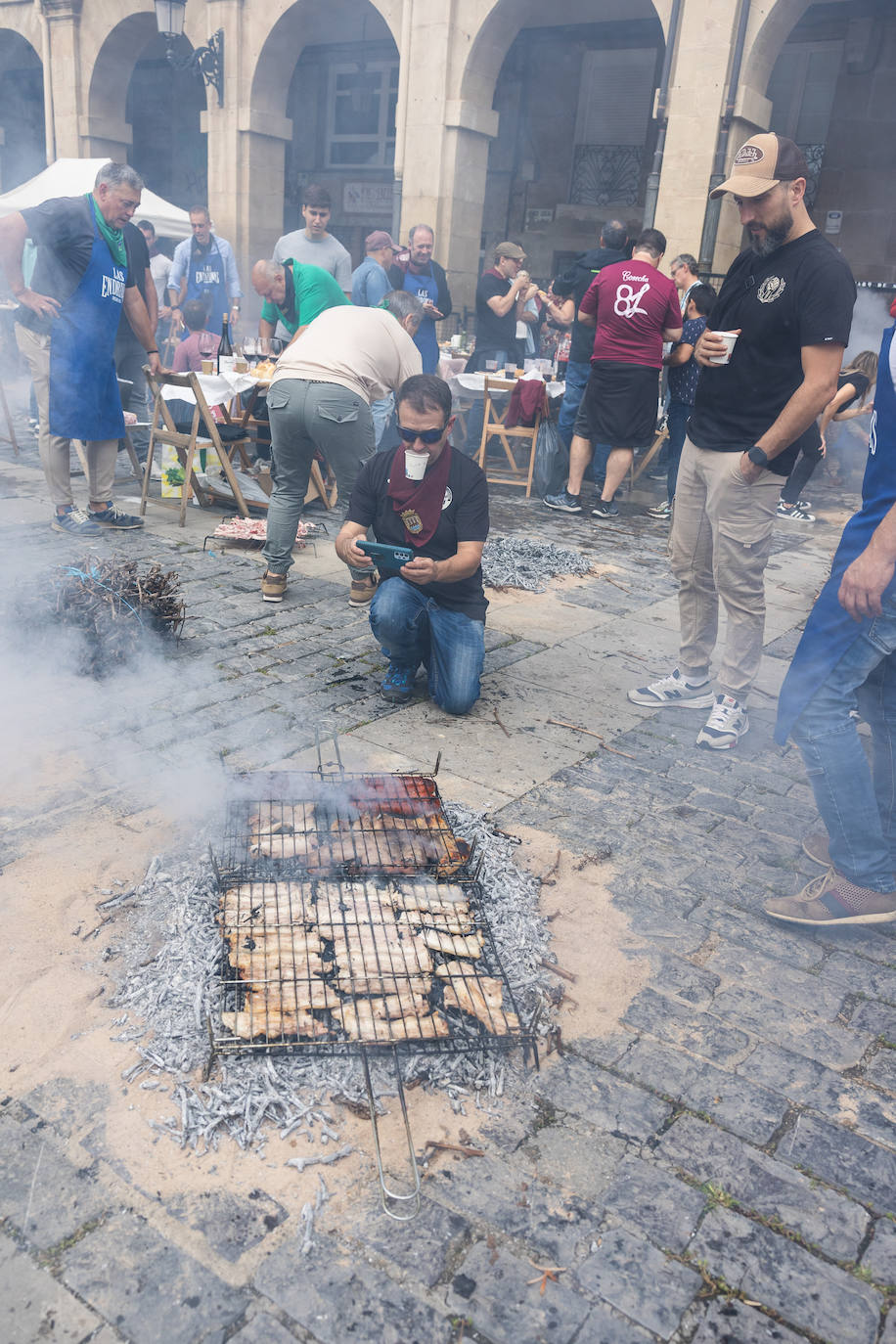 Salchichón, pimientos, huevos, chuletas... todas las degustaciones el día de San Mateo