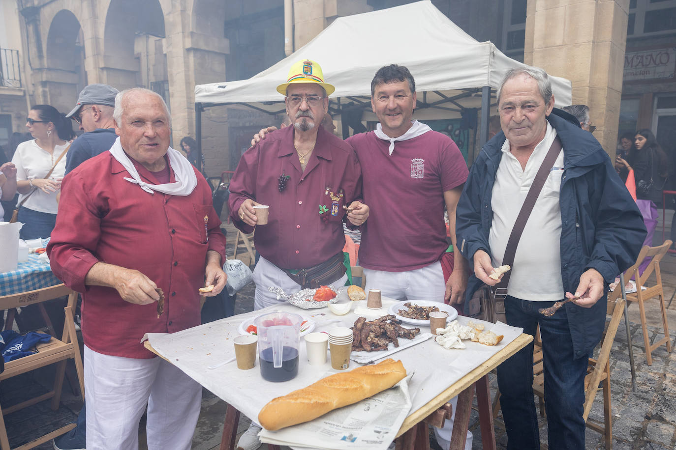 Salchichón, pimientos, huevos, chuletas... todas las degustaciones el día de San Mateo