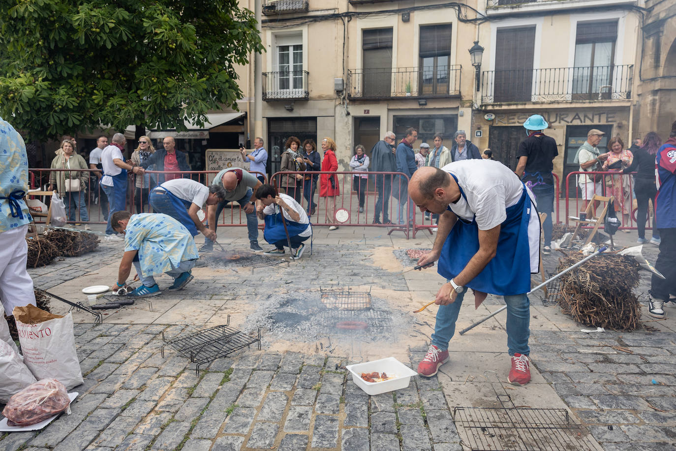 Salchichón, pimientos, huevos, chuletas... todas las degustaciones el día de San Mateo
