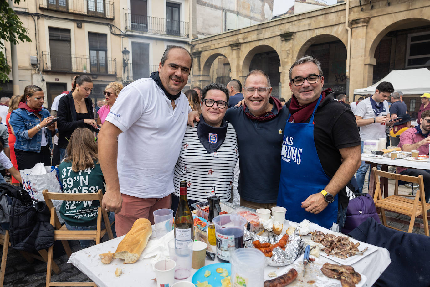 Salchichón, pimientos, huevos, chuletas... todas las degustaciones el día de San Mateo