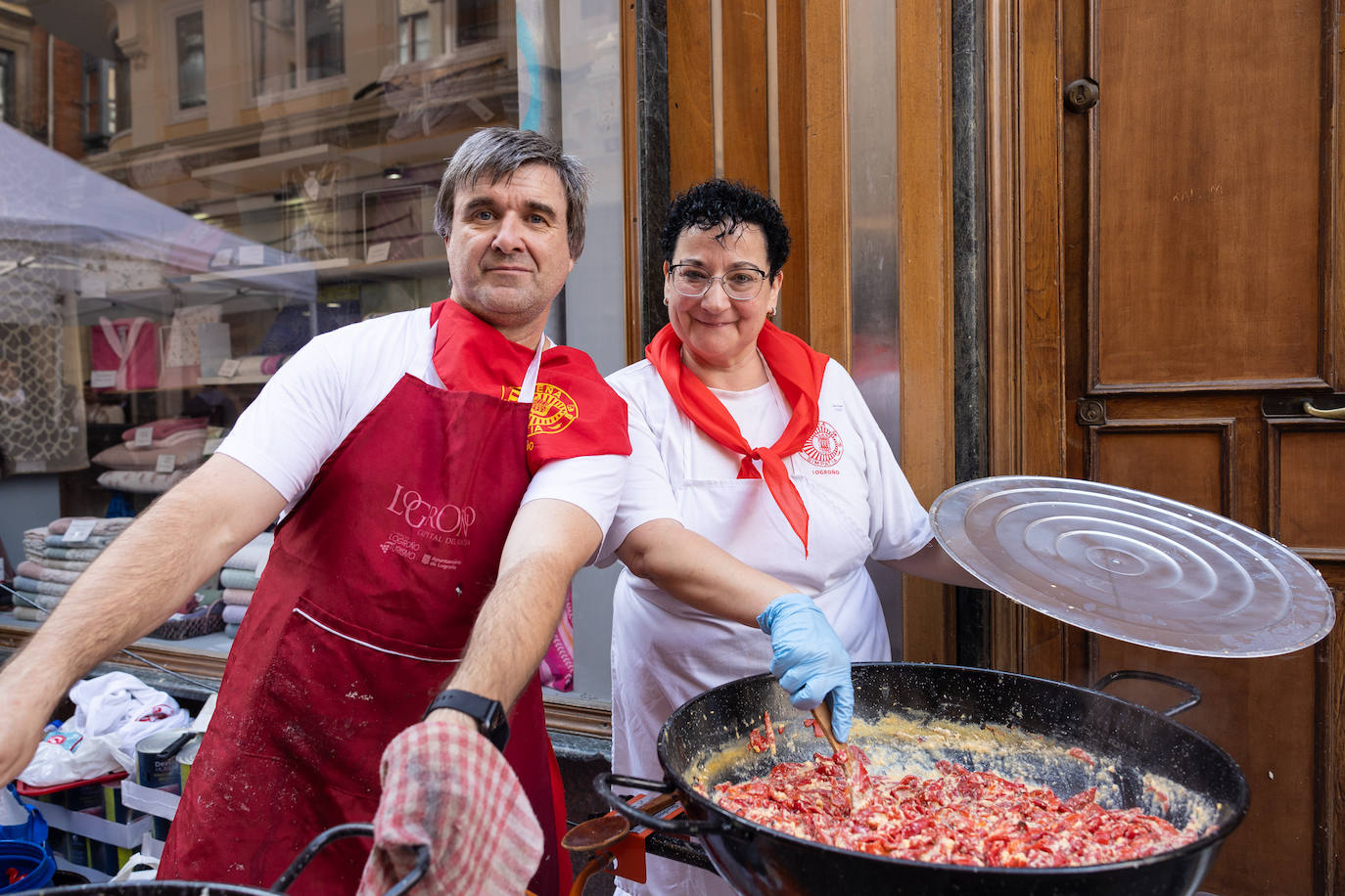Salchichón, pimientos, huevos, chuletas... todas las degustaciones el día de San Mateo