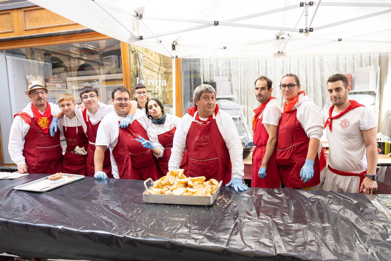 Salchichón, pimientos, huevos, chuletas... todas las degustaciones el día de San Mateo