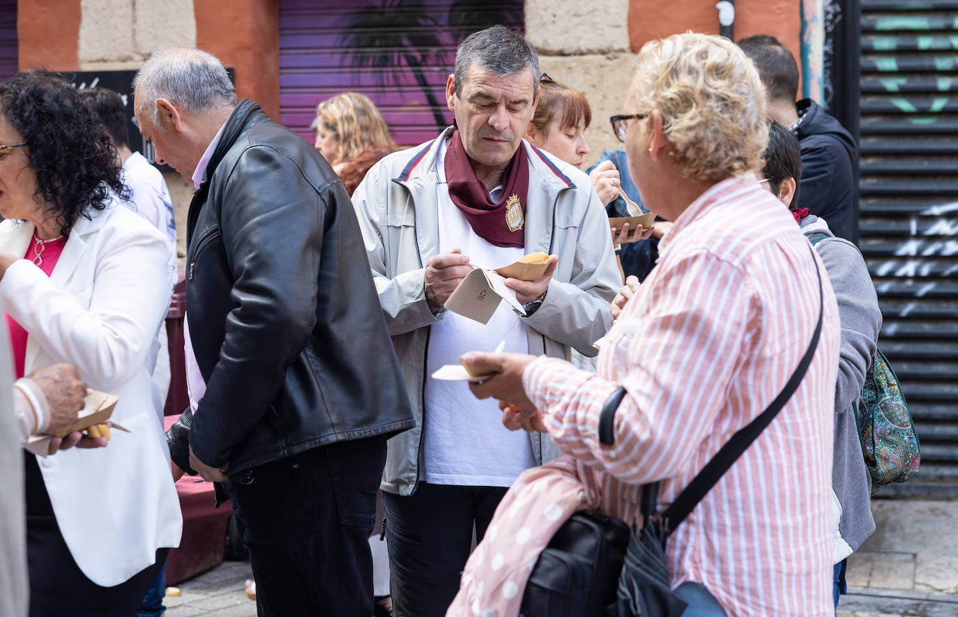 Salchichón, pimientos, huevos, chuletas... todas las degustaciones el día de San Mateo