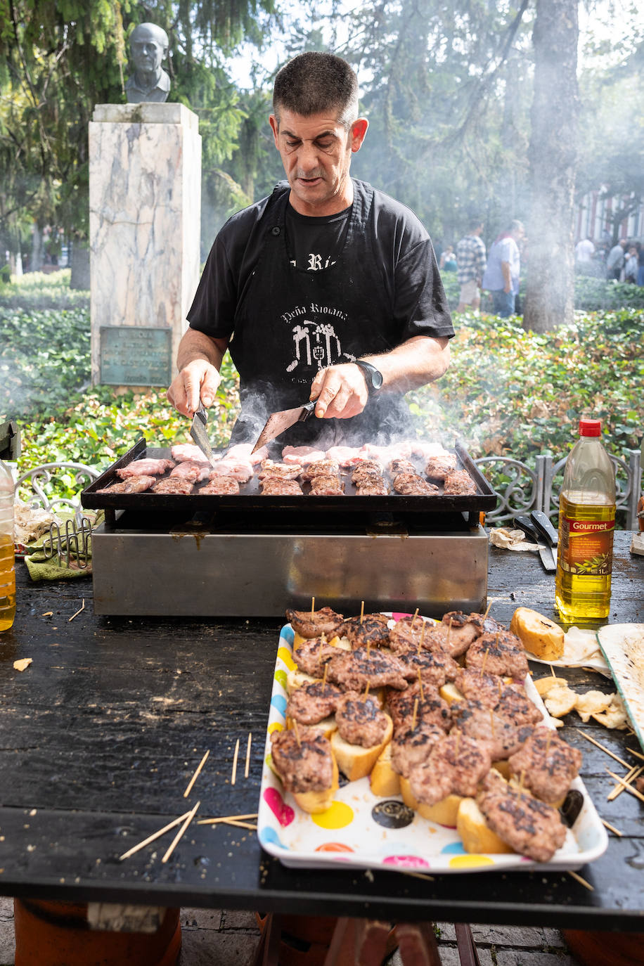 Salchichón, pimientos, huevos, chuletas... todas las degustaciones el día de San Mateo