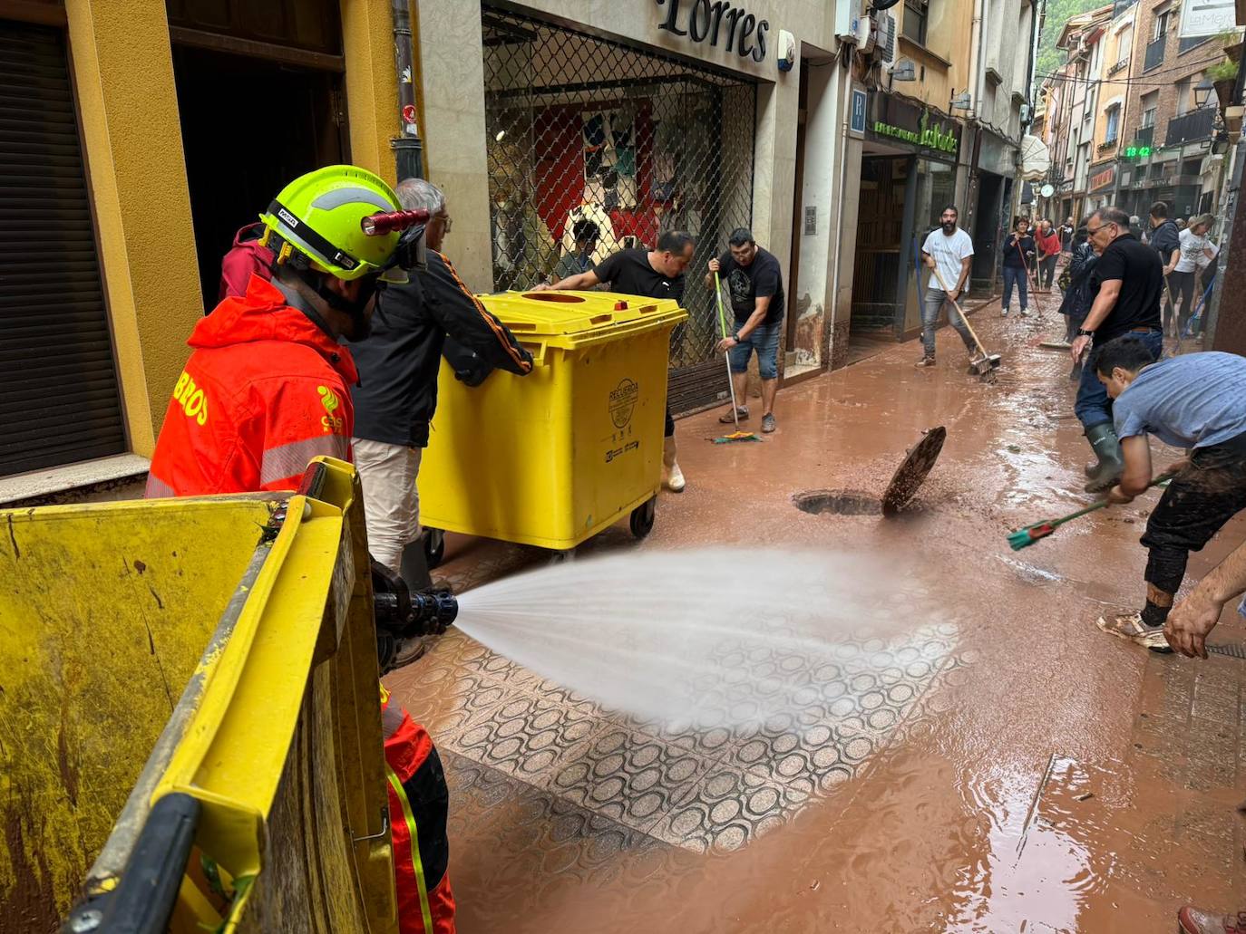 Las imágenes de la tormenta en Nájera