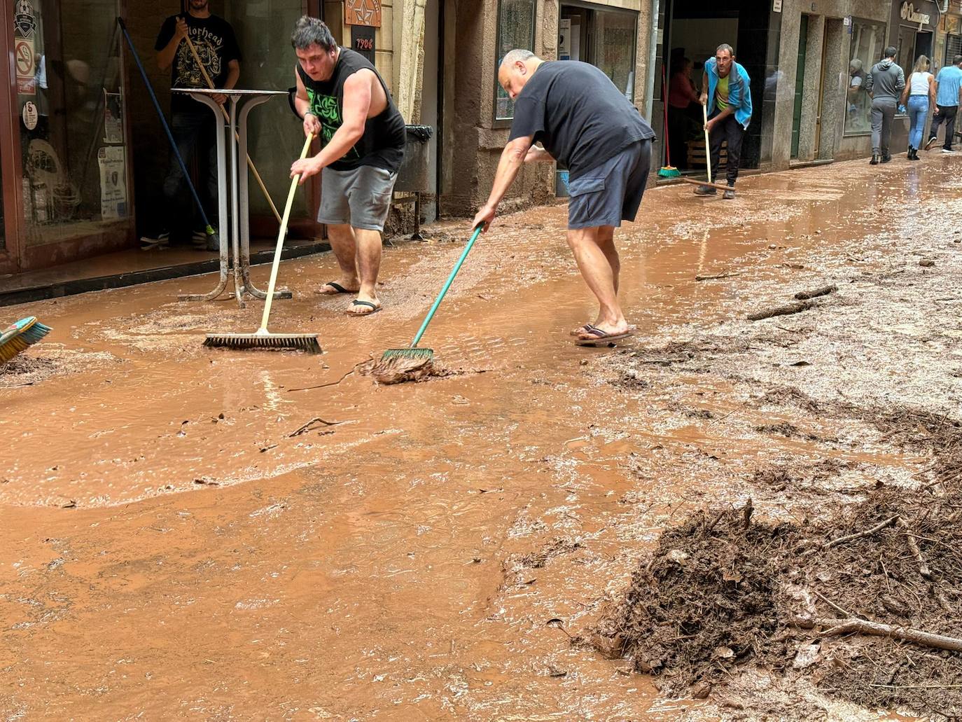 Las imágenes de la tormenta en Nájera