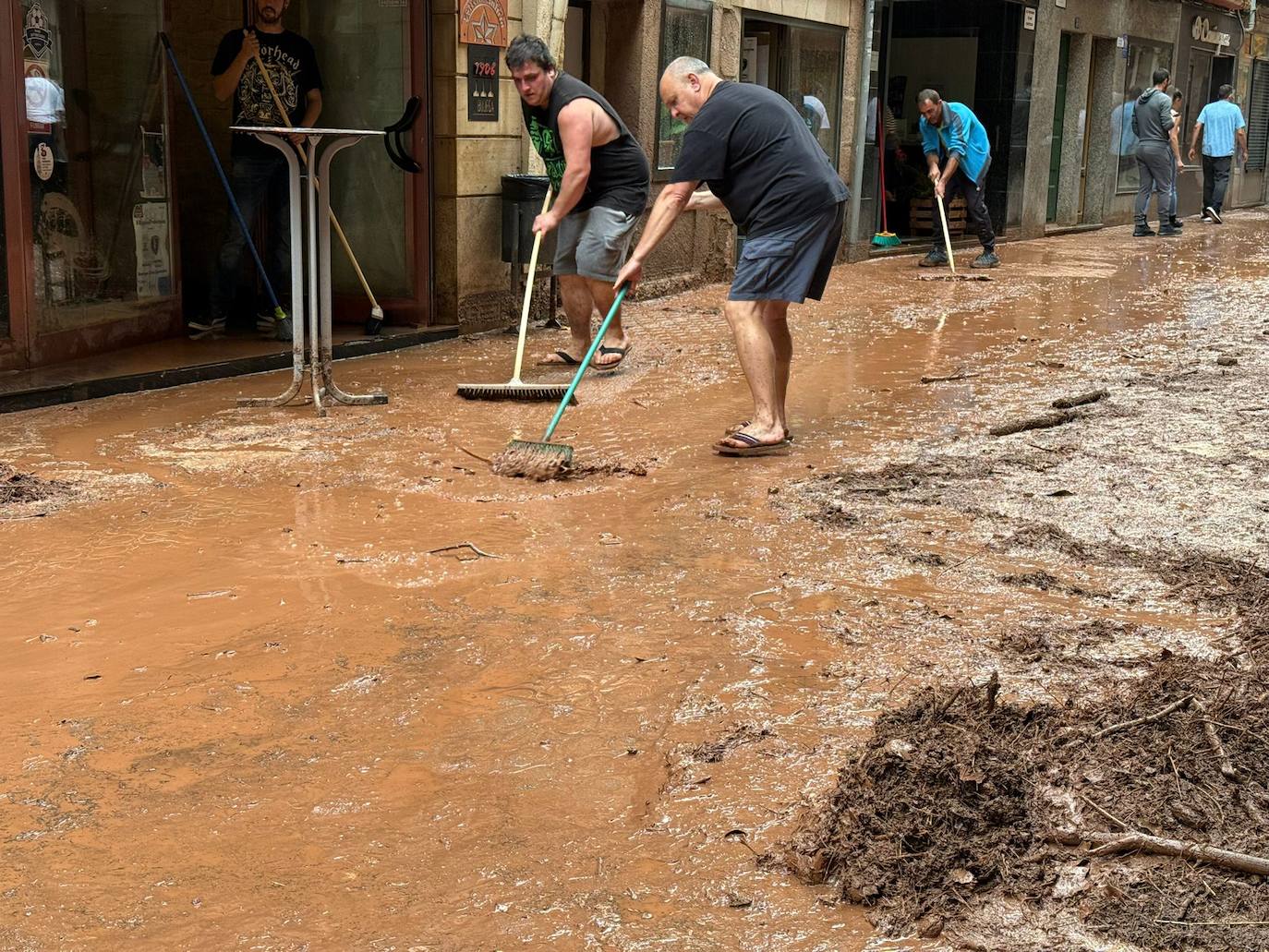 Las imágenes de la tormenta en Nájera