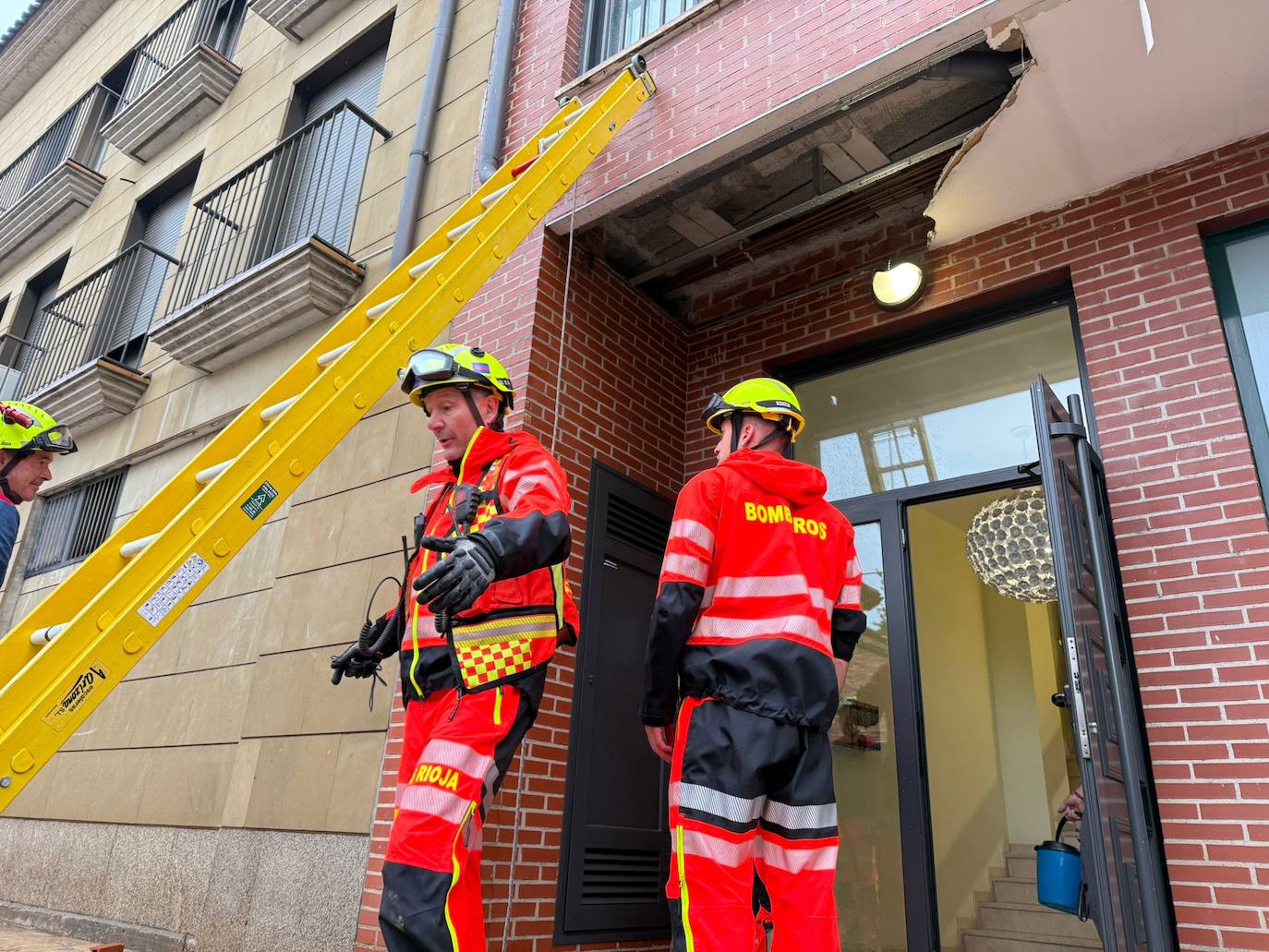 Las imágenes de la tormenta en Nájera