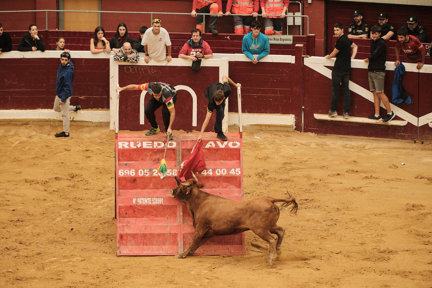 La primera jornada de vaquillas, un éxito