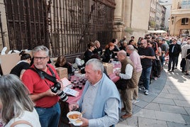 Degustación de caldereta riojana vegetal