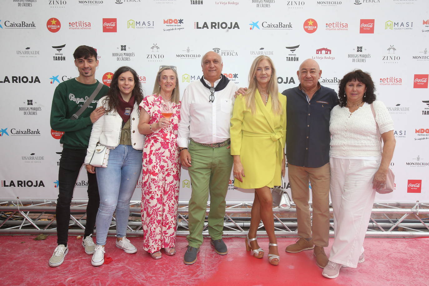 Adrián Gómez, María Trevijano, Charo Bañuelos, Víctor Trevijano, Charo Fuentevilla, Antonio García y María del Mar Pérez, de Masi Toldos y Carpas.