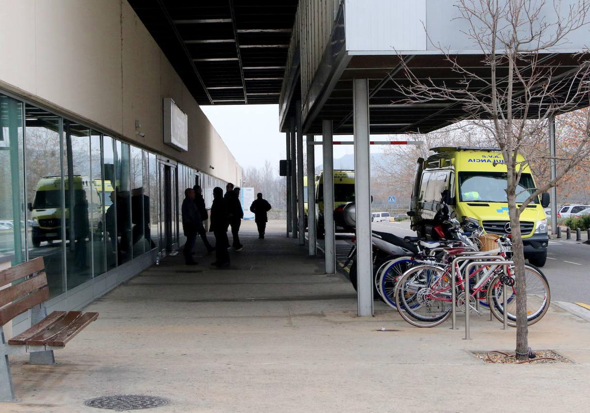 Herido un motorista tras una caída en Anguiano