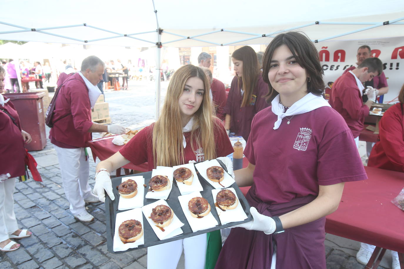 Sepia, chorizo, solomillo... un amplio menú en las degustaciones