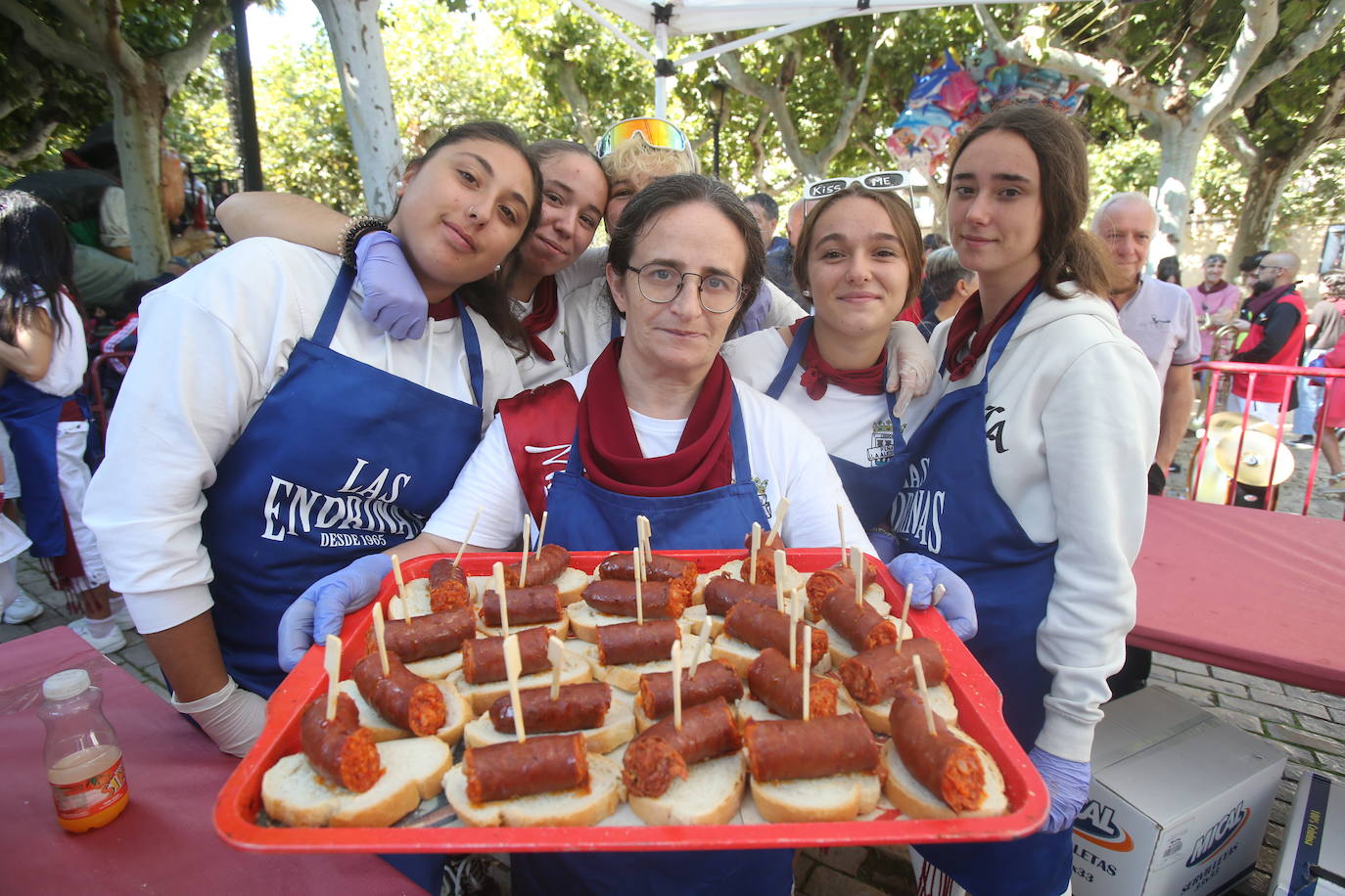 Sepia, chorizo, solomillo... un amplio menú en las degustaciones