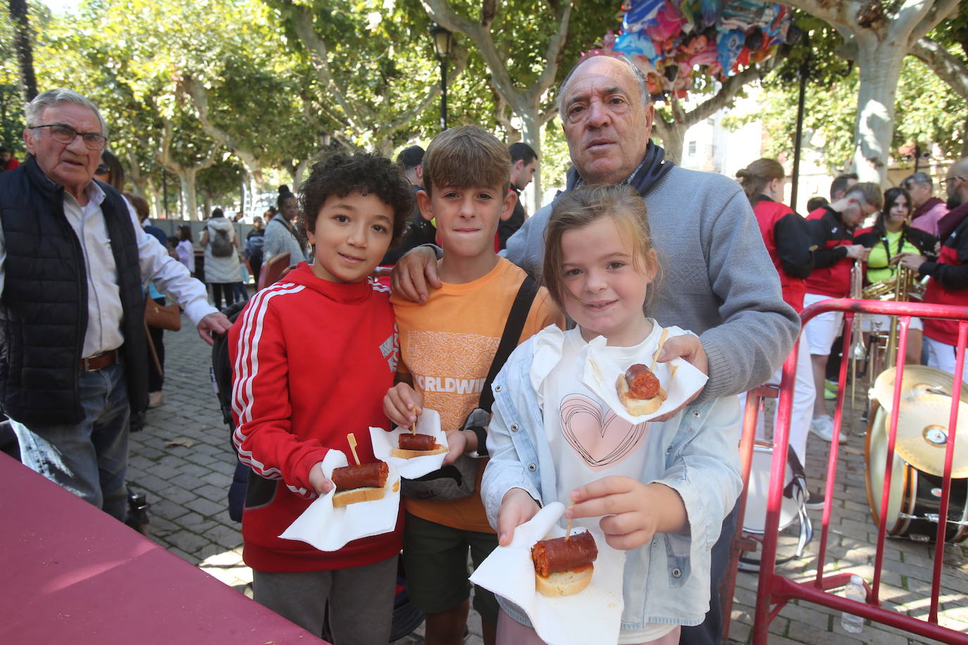 Sepia, chorizo, solomillo... un amplio menú en las degustaciones