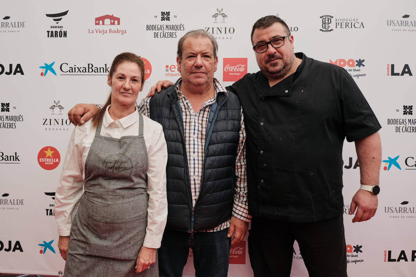 El equipo de Todo Eventos: Mª José González, Alfredo Lacalle y Francisco Elosegui. 