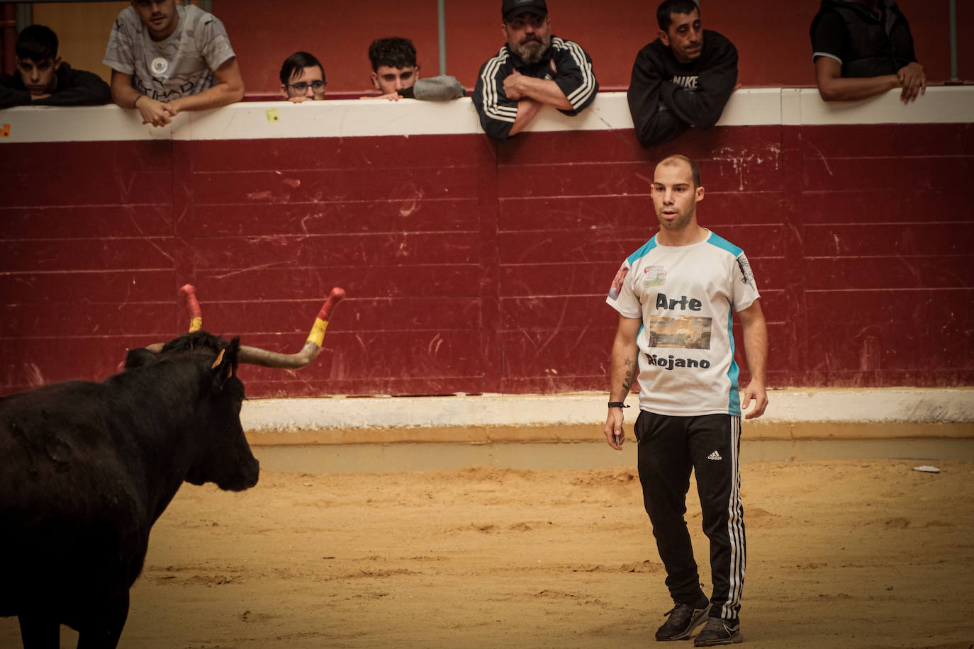 Emoción y risas en las vaquillas
