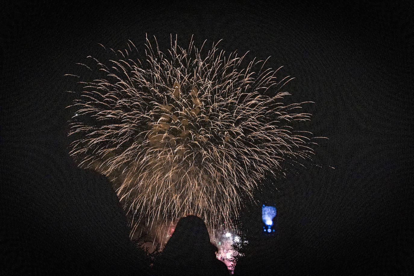 Primera colección de fuegos artificiales de San Mateo: pirotecnia Zaragozana