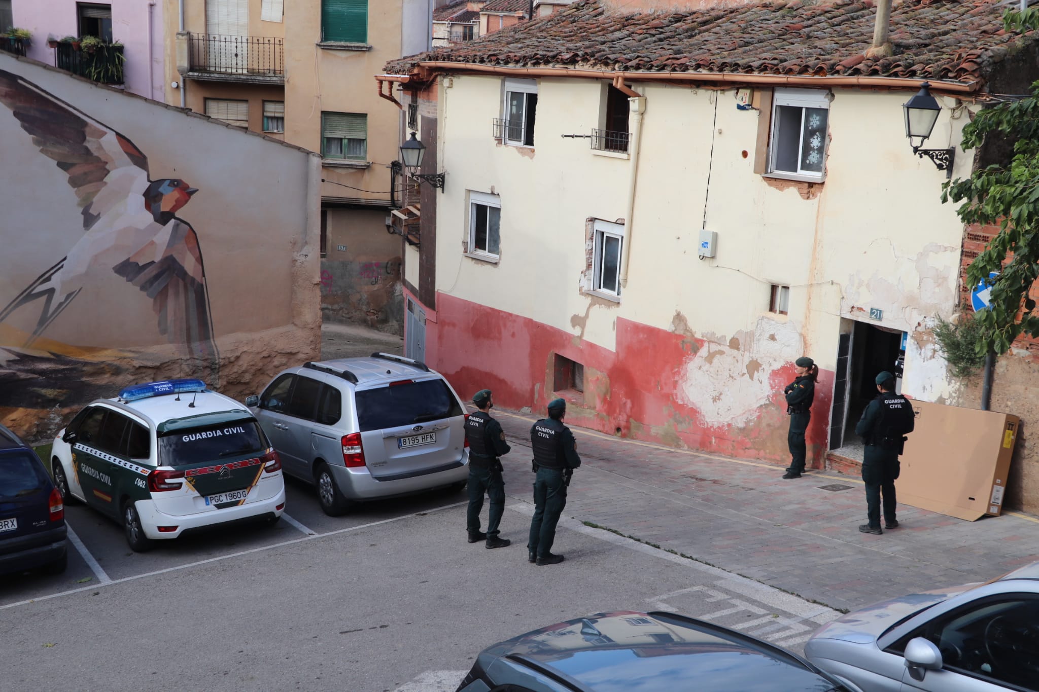 Operativo antidroga en el casco antiguo de Arnedo a dos días del inicio de fiestas