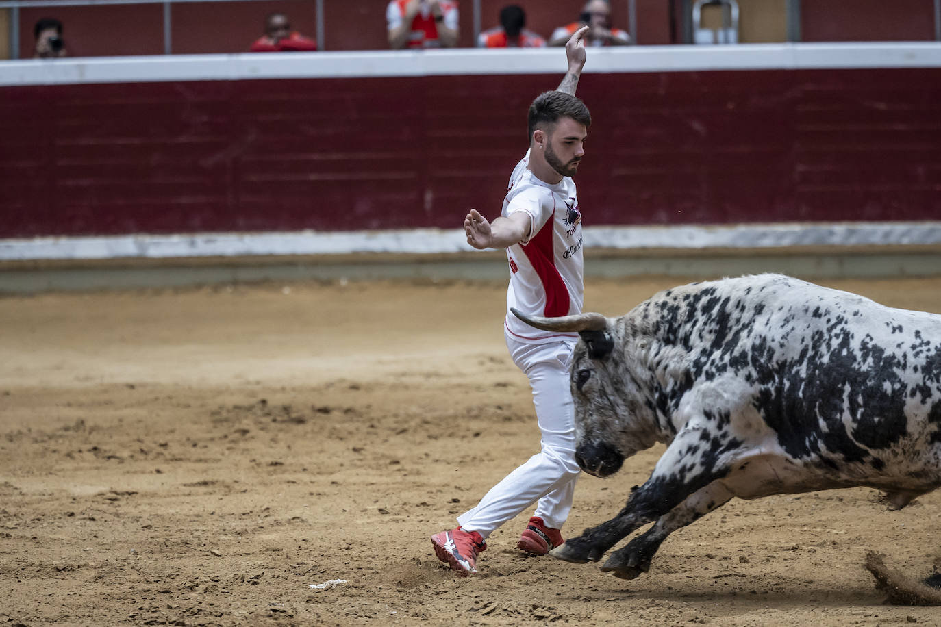 Concurso de recortes en la plaza de toros La Ribera, en imágenes