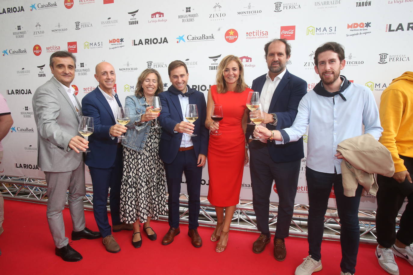 Carlos Alonso, Óscar León, Gema Álvarez, Daniel Osés, Estrella Domínguez, Javier Caldito y David Peso