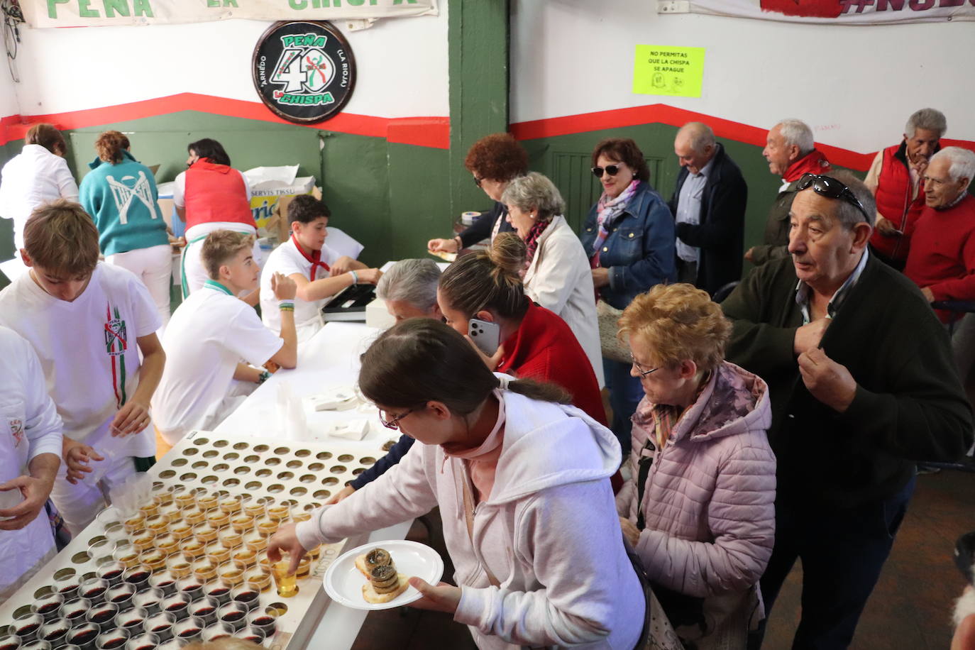 Los jóvenes y los niños, protagonistas del domingo de fiestas en Arnedo