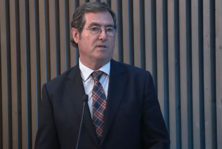 Garamendi en Logroño: «Tenemos sentido de Estado y diremos lo que pensamos, que es bueno tanto para el país como para las empresas»