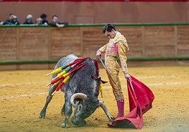 Remate del mexicano Bruno Aloi.