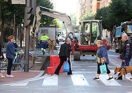 Obras en Duquesa de la Victoria esta misma semana.