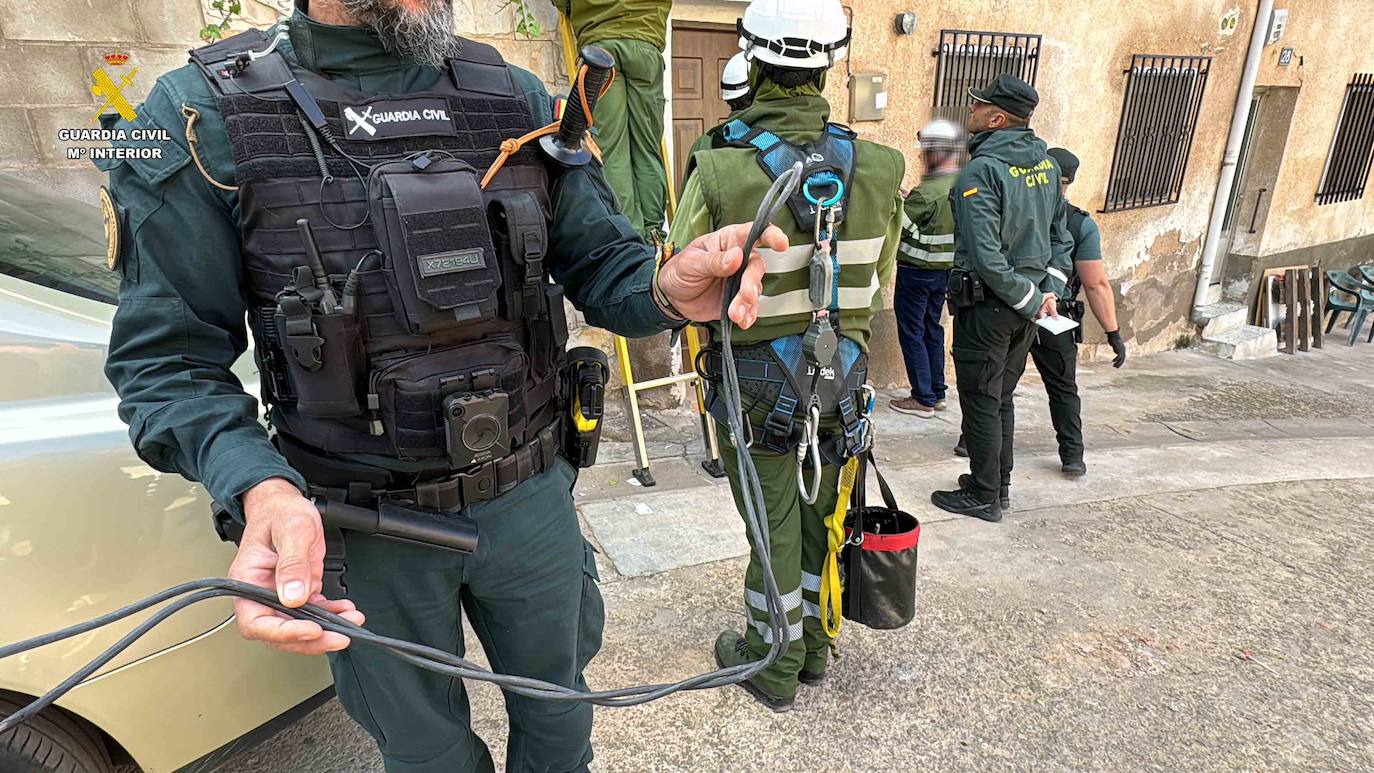 Operación &#039;apaga y vámonos&#039; de la Guardia Civil en Albelda