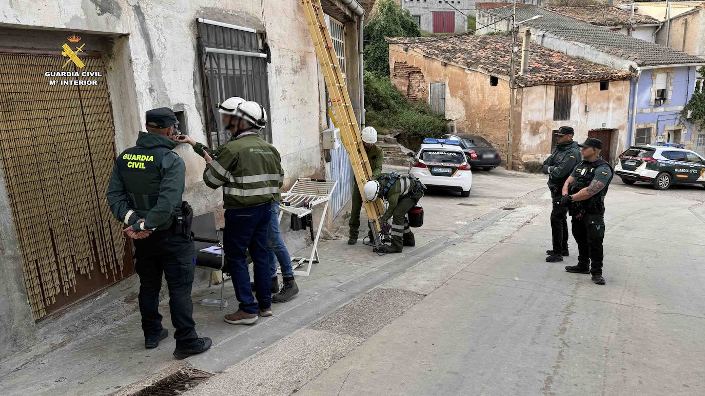 Operación &#039;apaga y vámonos&#039; de la Guardia Civil en Albelda