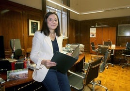 Eva Martínez Ochoa, directora general de Salud Pública, en su despacho del edificio del Banco de España.