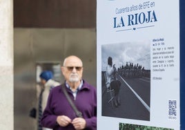 La muestra 'Momentos icónicos de nuestra tierra. EFE 40 La Rioja'