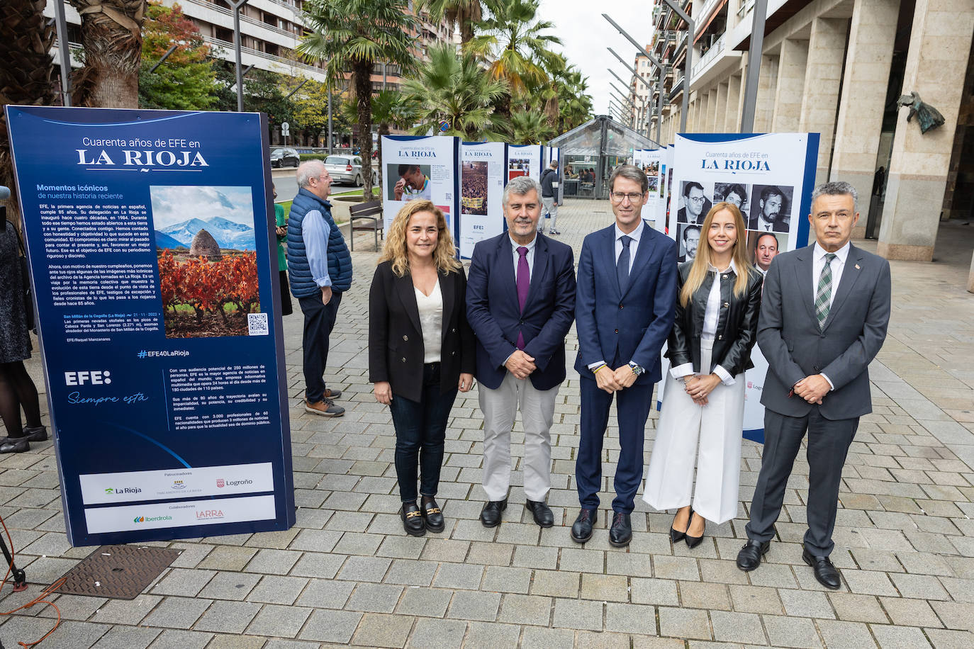 La muestra &#039;Momentos icónicos de nuestra tierra. EFE 40 La Rioja&#039;