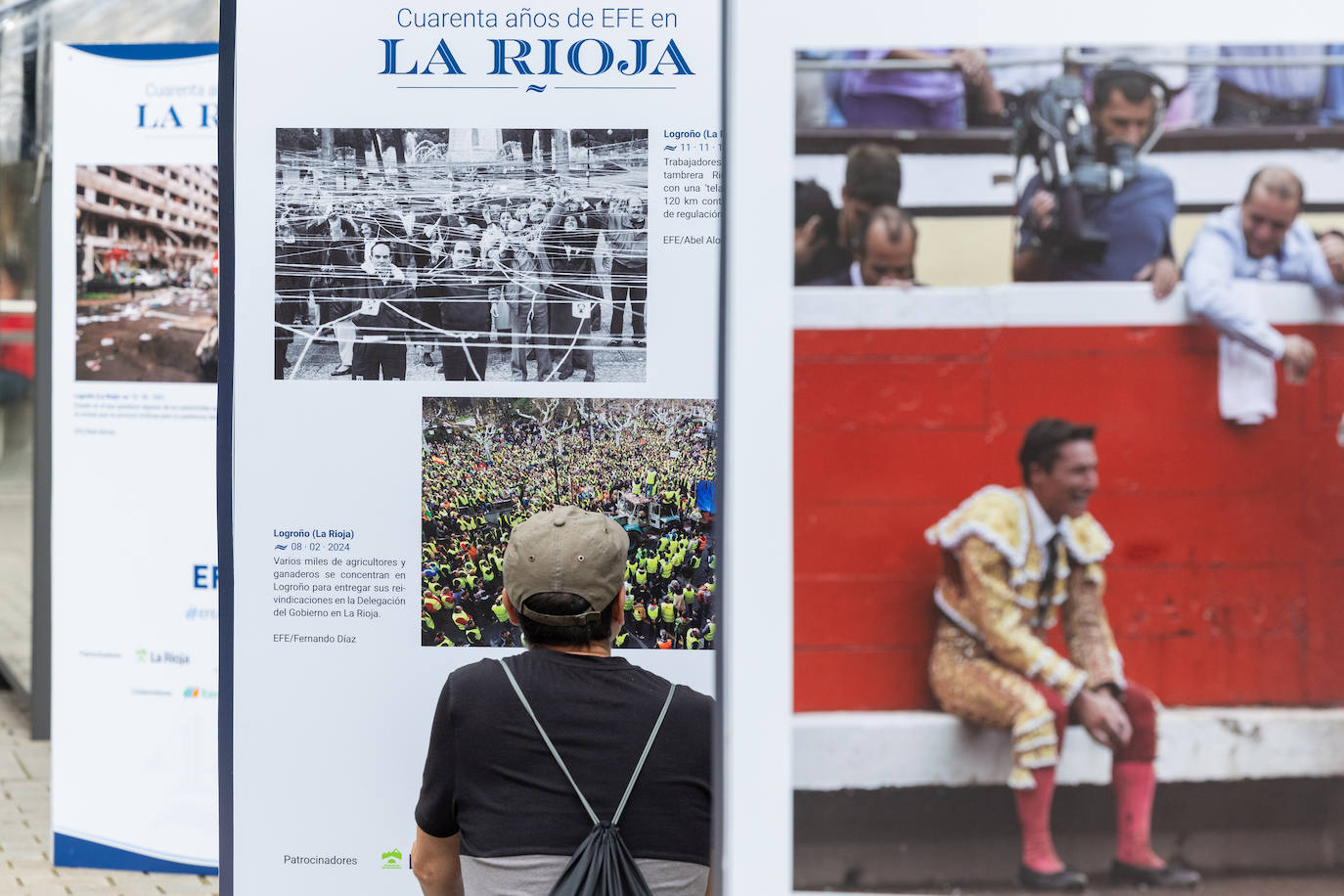 La muestra &#039;Momentos icónicos de nuestra tierra. EFE 40 La Rioja&#039;