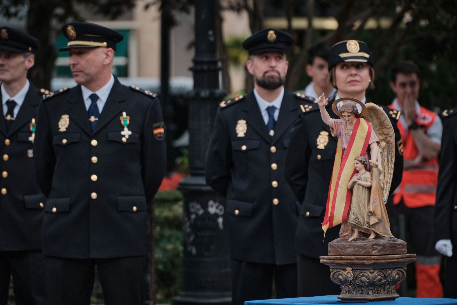 El Espolón se viste de azul