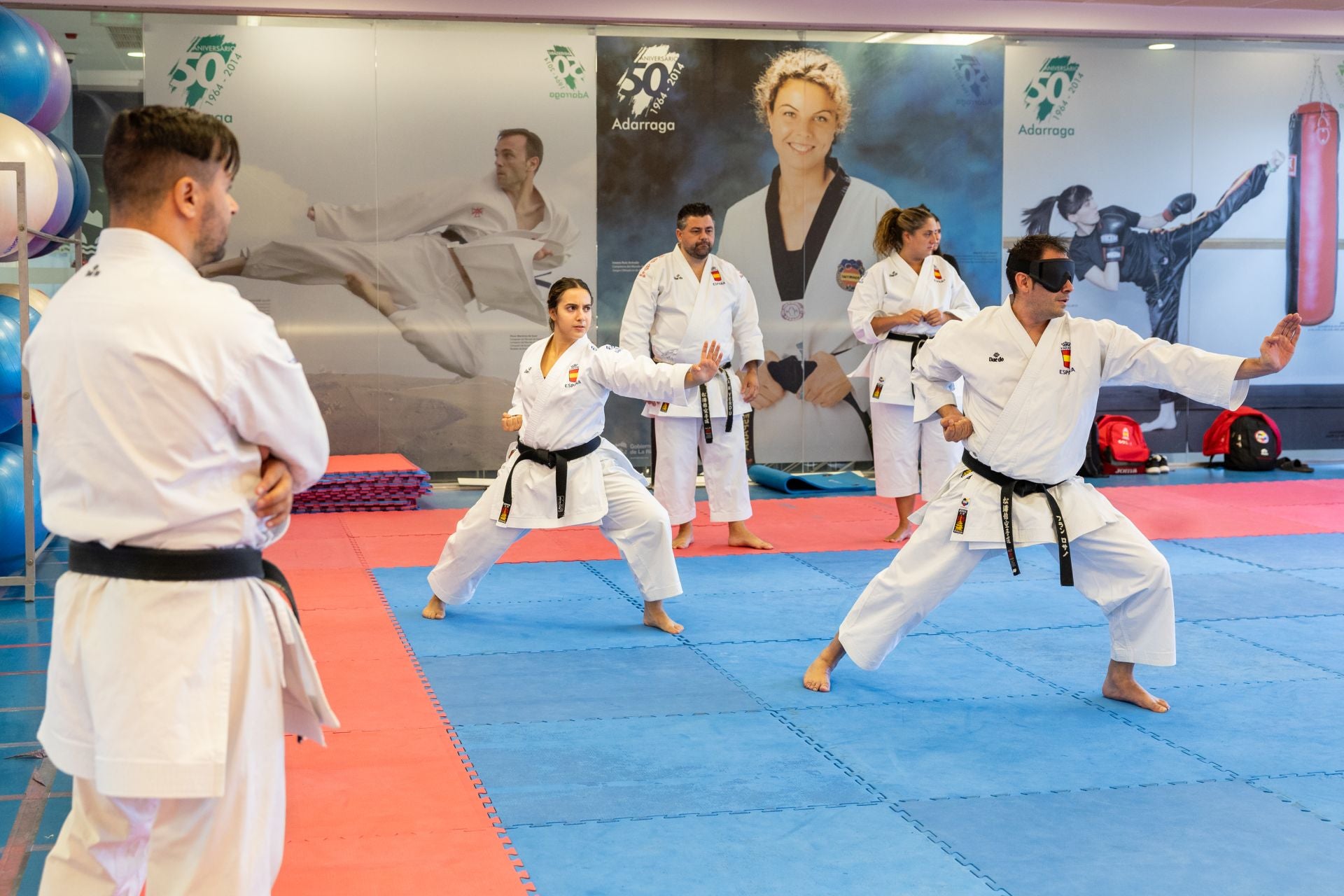 La selección española de parakárate, en Logroño