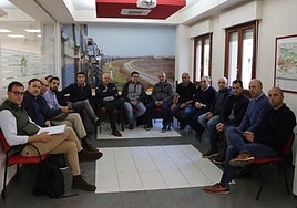 Reunión mantenida este miércoles por las organizaciones agrarias.