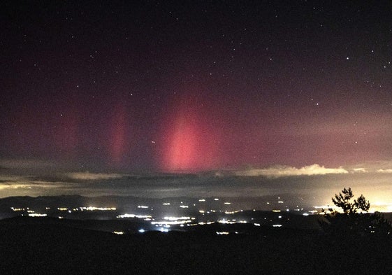 Otra aurora boreal en La Rioja... y es la segunda en un año