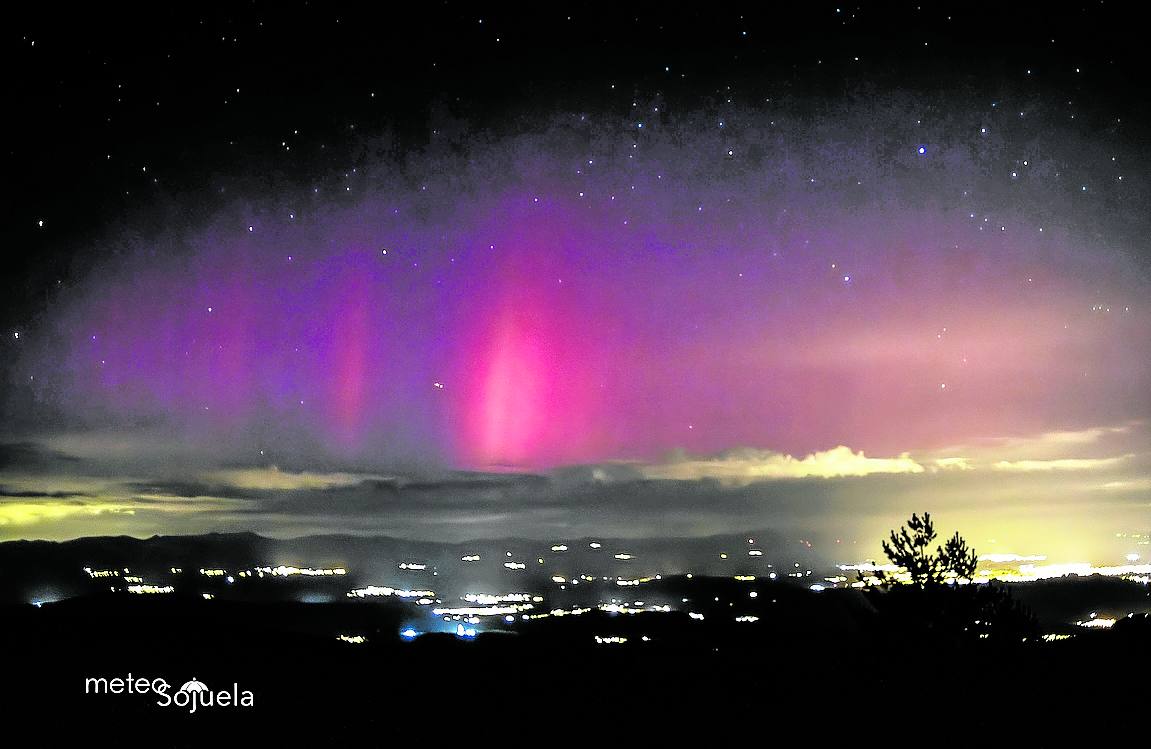 Una gran tormenta solar regala otra aurora boreal a La Rioja.