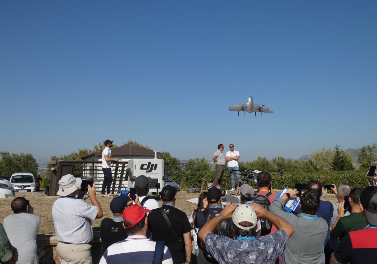 Exhibición de drones en una edición anterior.