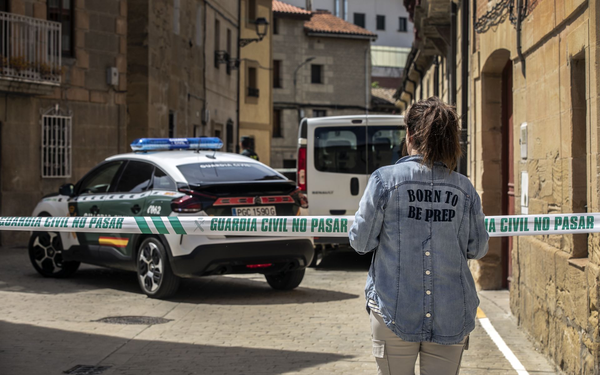 La Guardia Civil, en mayo de 2023 en Cuzcurrita.